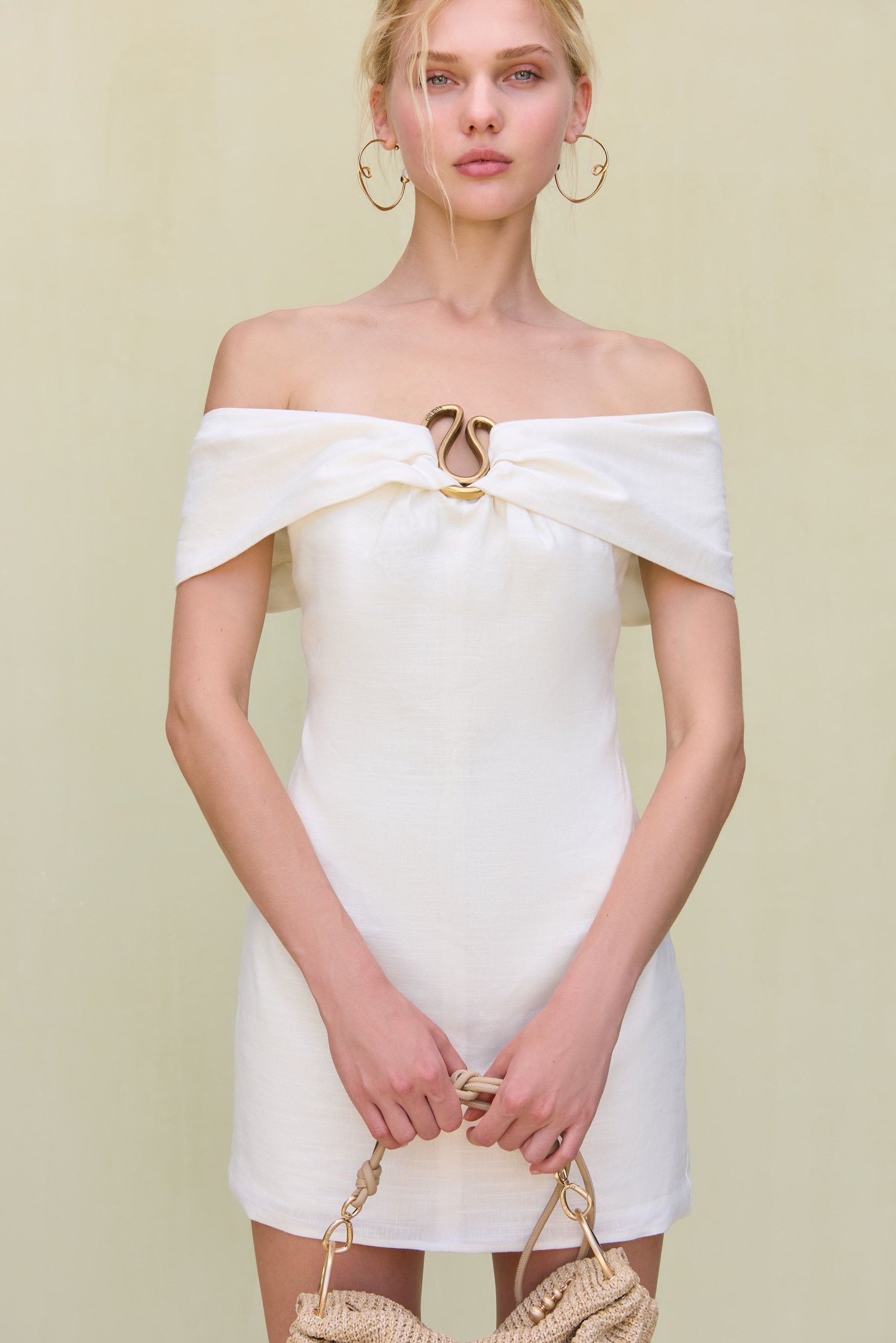 SAWYER DRESS OFF WHITE - Main Image