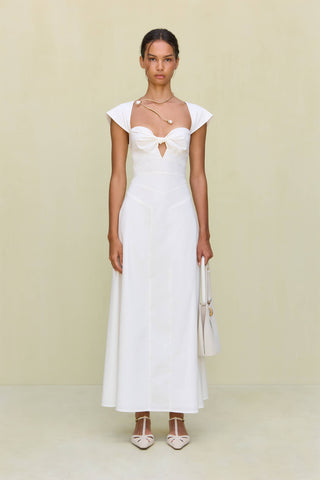 MAGNOLIA DRESS - OPTIC WHITE