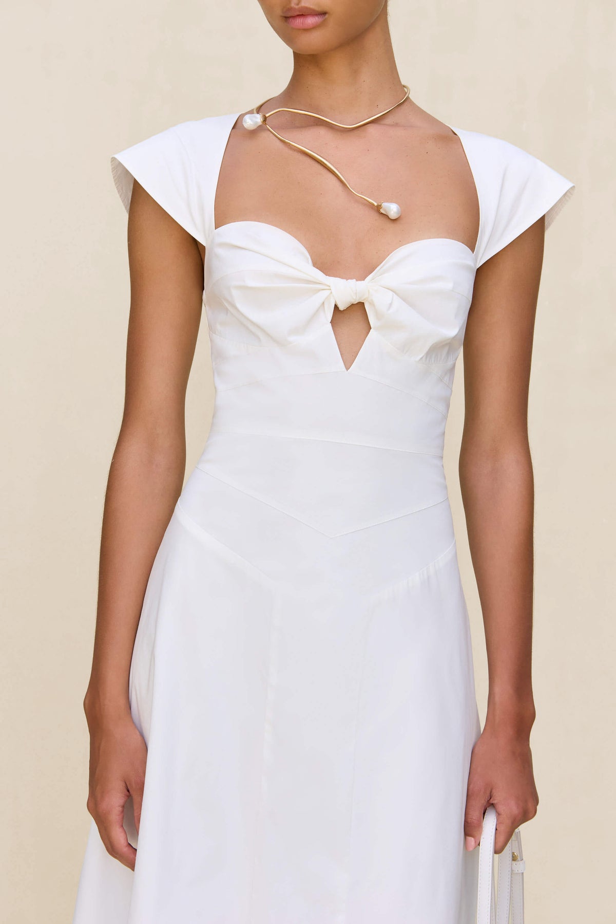 MAGNOLIA DRESS - OPTIC WHITE