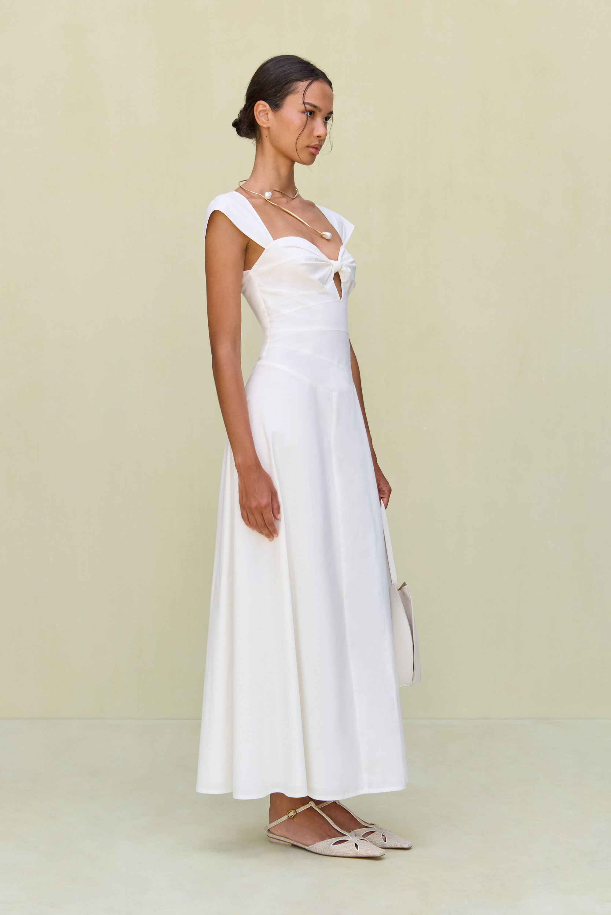 MAGNOLIA DRESS - OPTIC WHITE