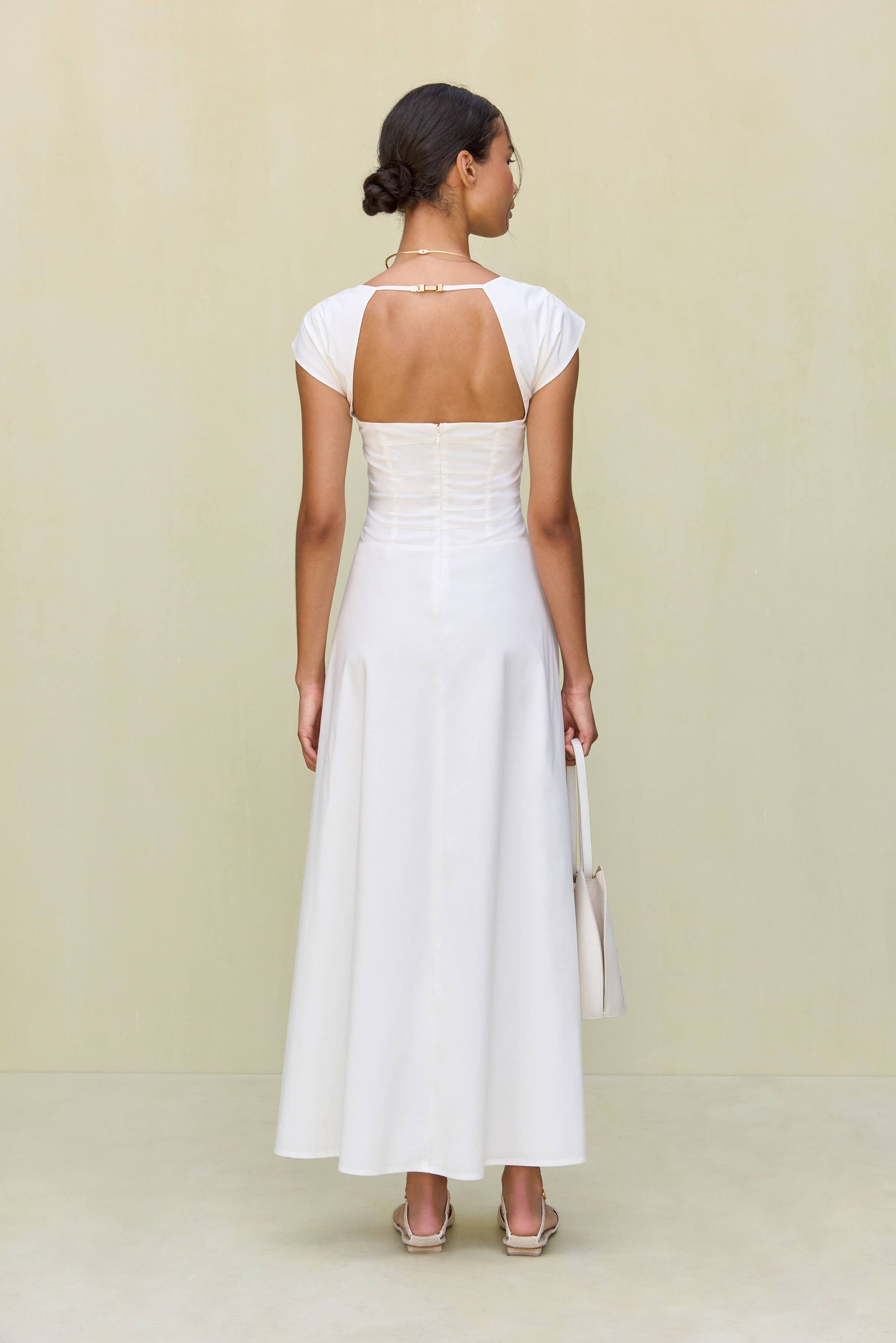 MAGNOLIA DRESS - OPTIC WHITE