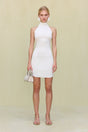 KAYLILAH KNIT DRESS - OFF WHITE