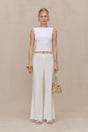 ANZU KNIT TOP - OFF WHITE