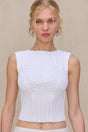 ANZU KNIT TOP - OFF WHITE