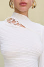 TAYLA KNIT TOP - OFF WHITE