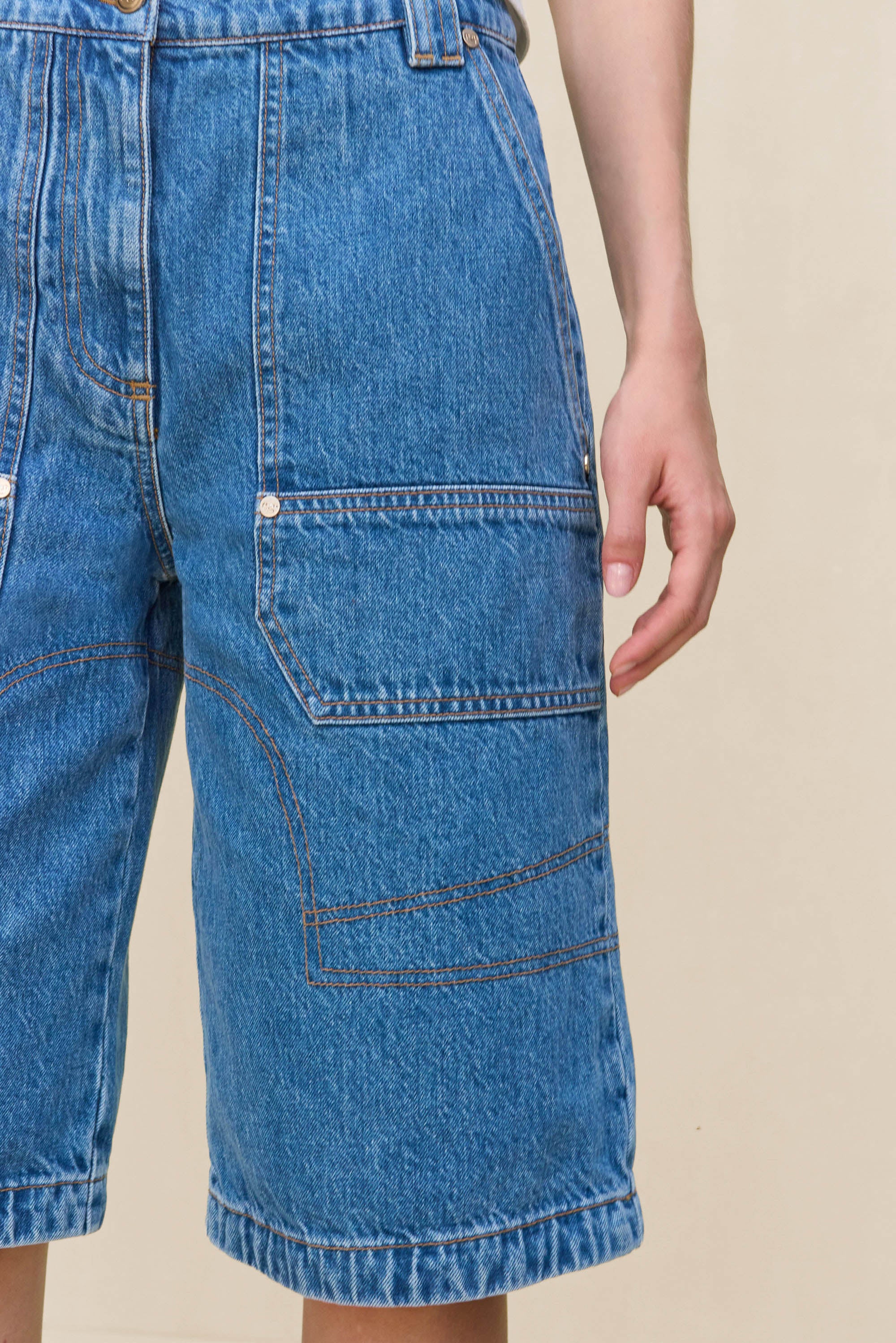 TANAKA SHORT - STONE WASH