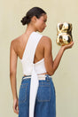 FELICIA KNIT TOP - OFF WHITE