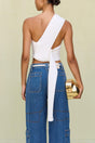 FELICIA KNIT TOP - OFF WHITE