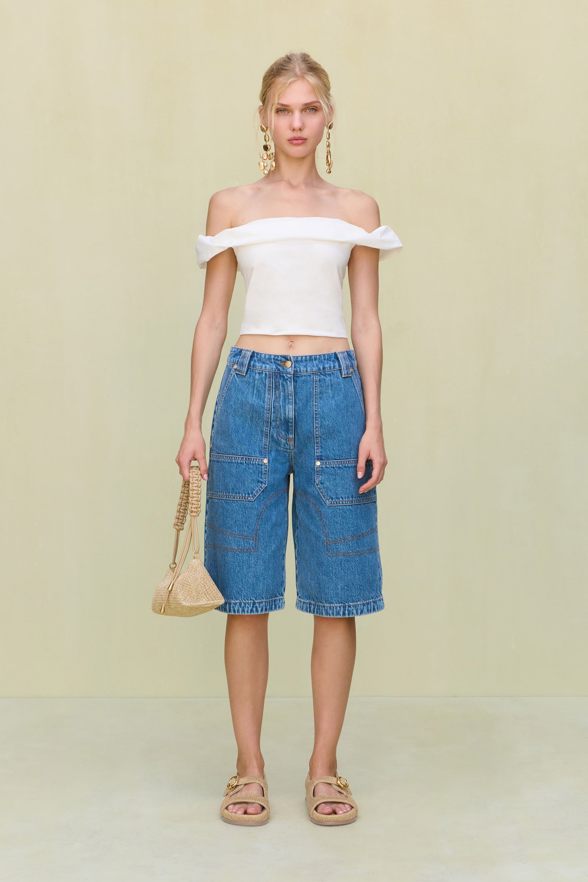 TANAKA SHORT - STONE WASH