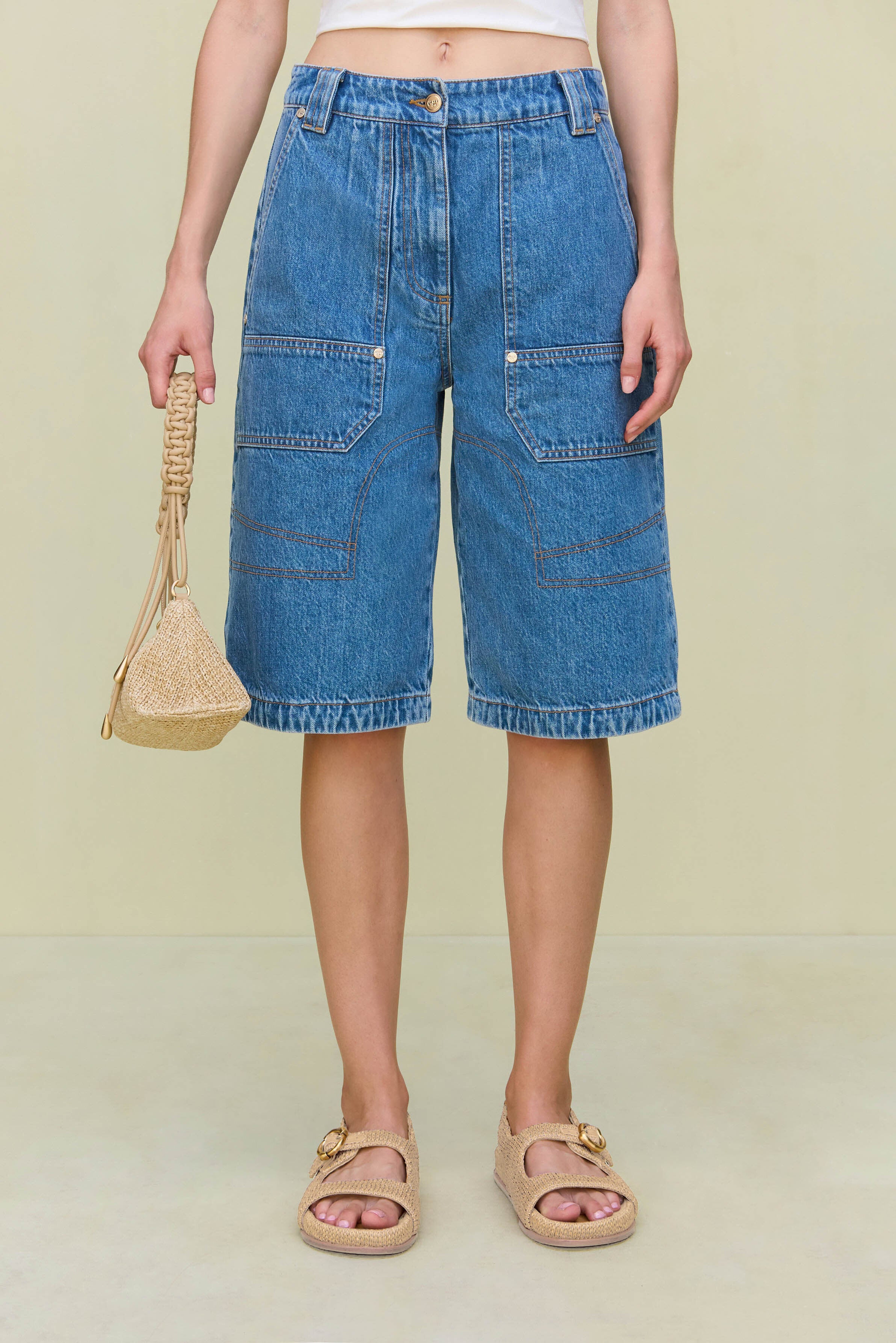 TANAKA SHORT - STONE WASH