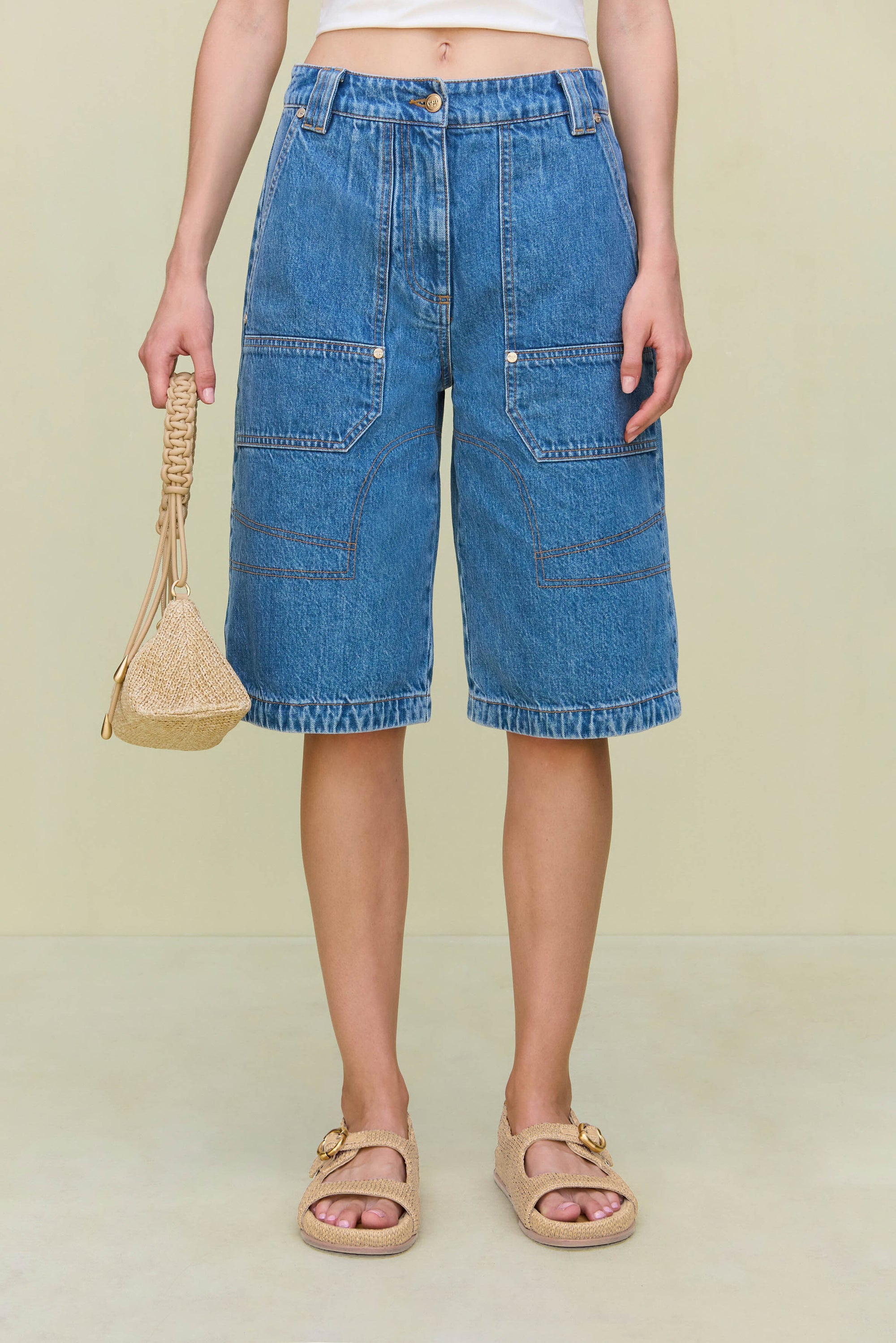 TANAKA SHORT - STONE WASH