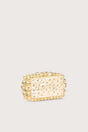 EOS CLUTCH - STUDDED IVORY