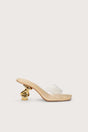 SCRUNCH SANDAL - CLEAR