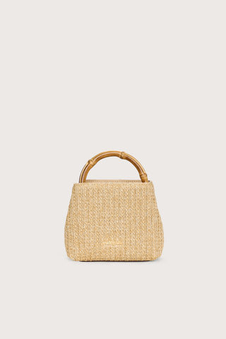 SOLENE MINI CROSSBODY BAG - NATURAL