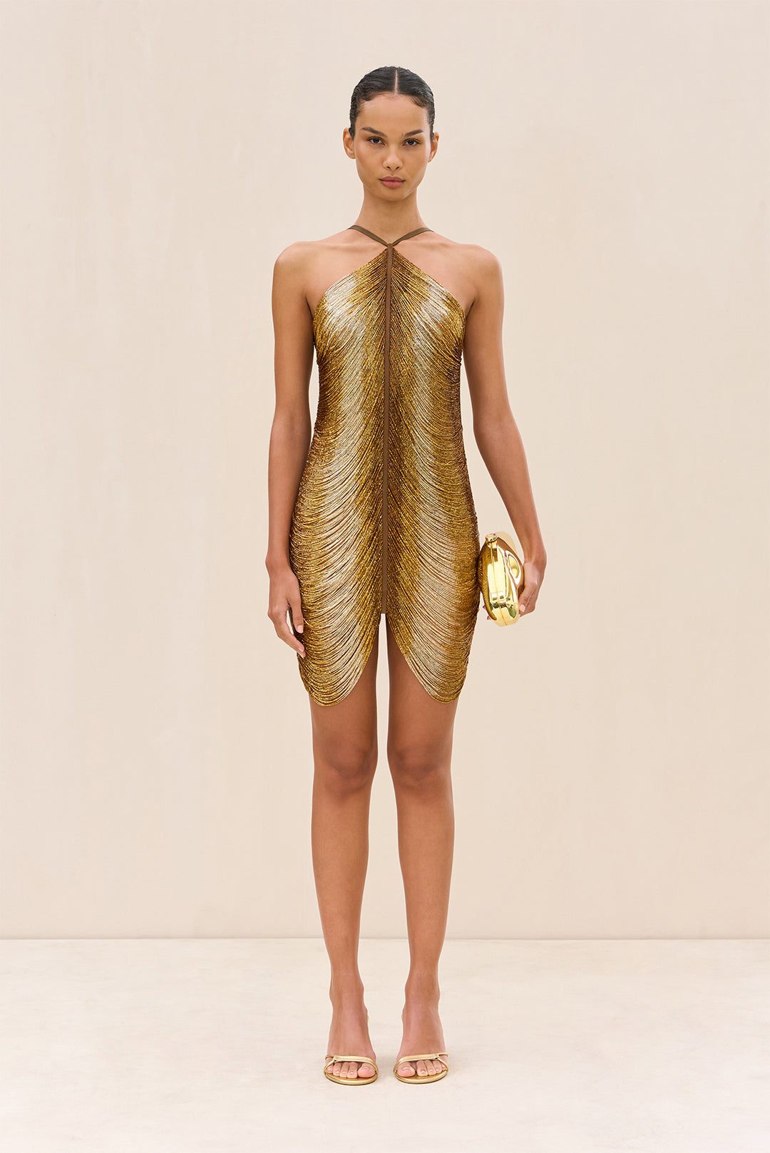 DOMINA DRESS - BRONZE