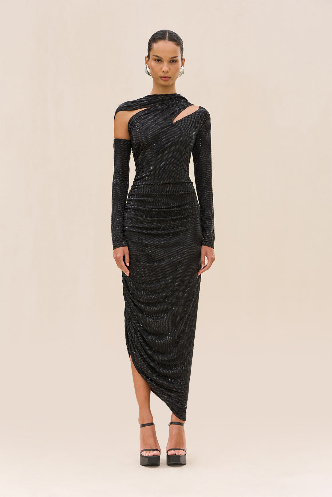 KUMASI GOWN - BLACK