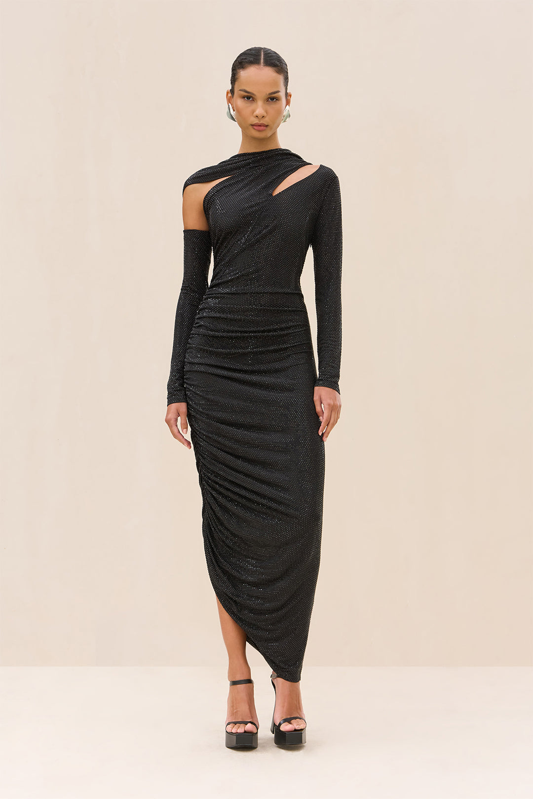 KUMASI GOWN - BLACK