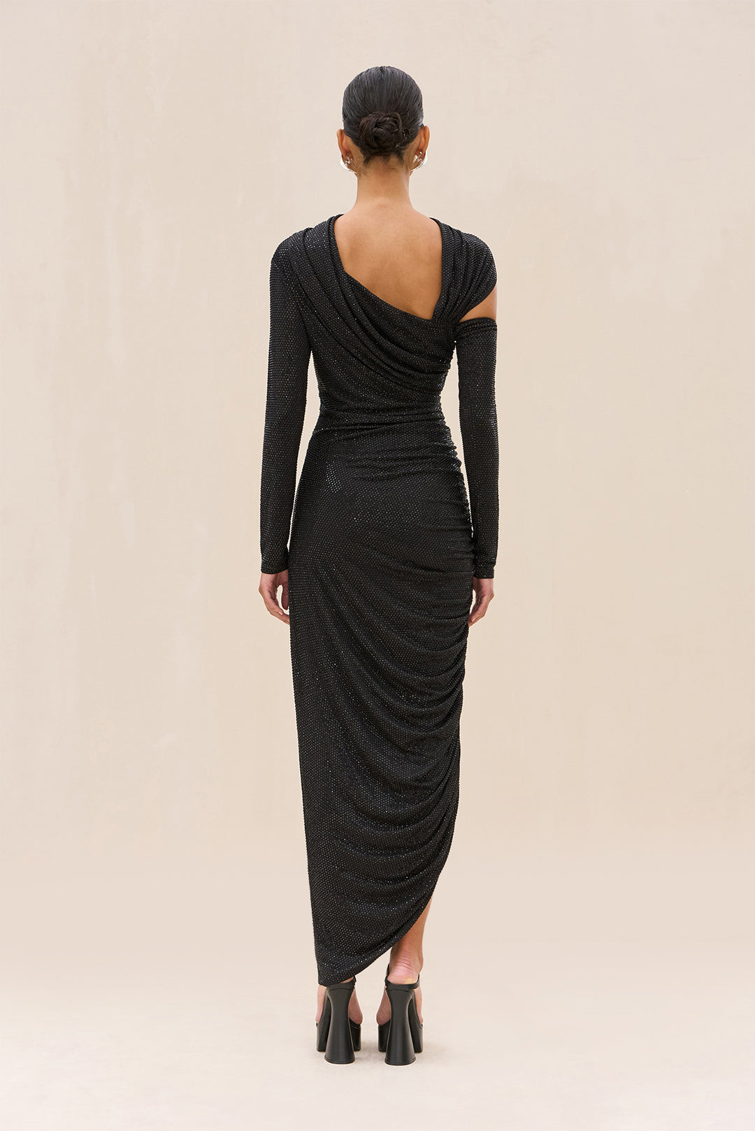KUMASI GOWN - BLACK