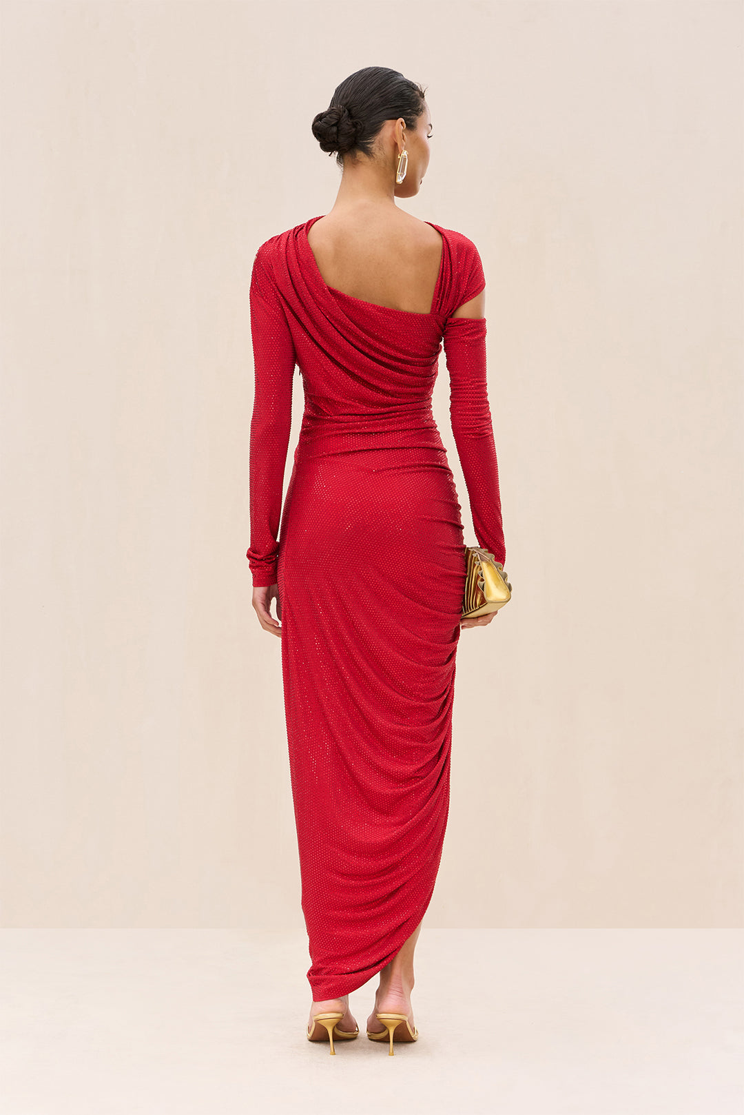 KUMASI GOWN - MERLOT