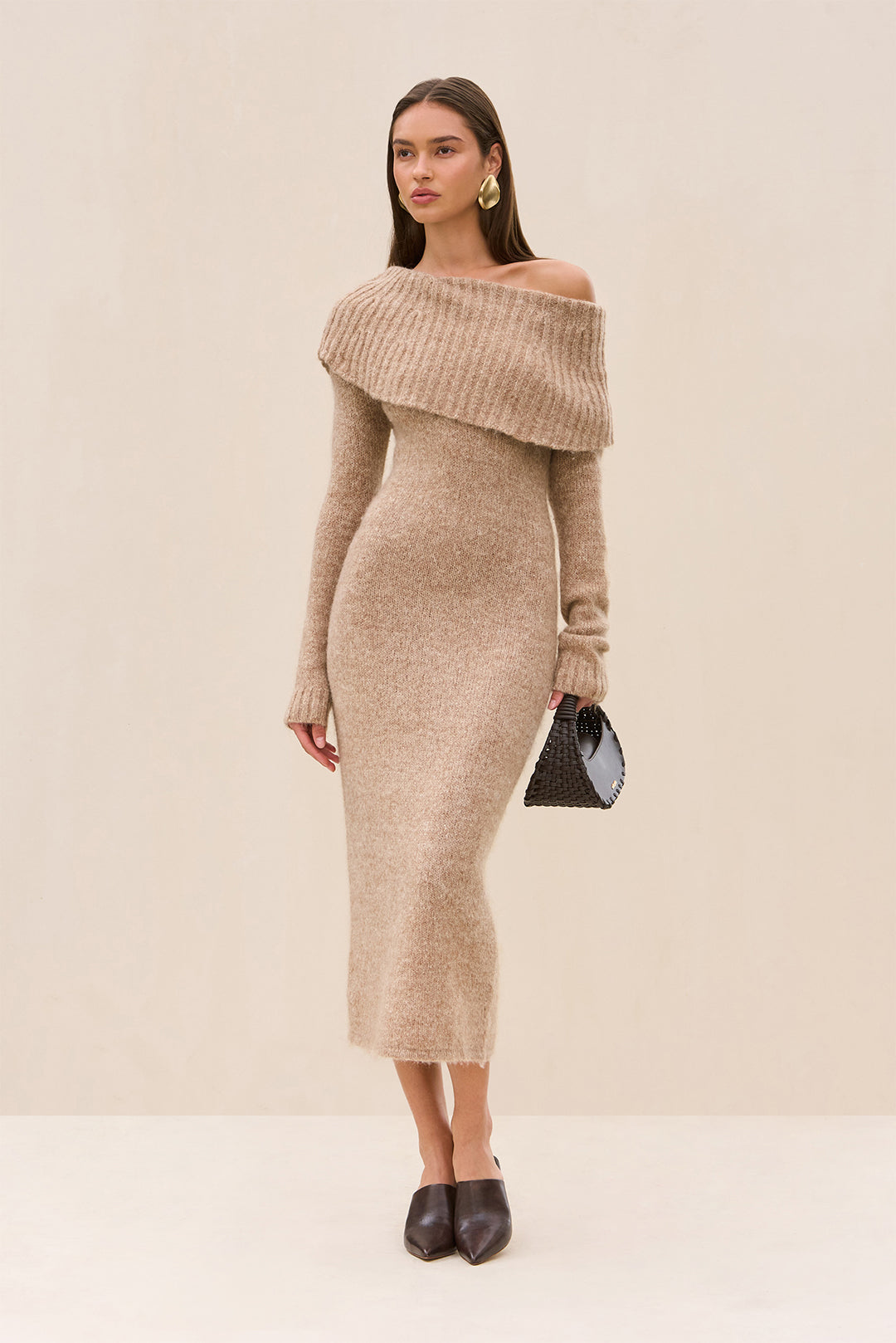 GRAYSON KNIT DRESS - BEACH MELANGE