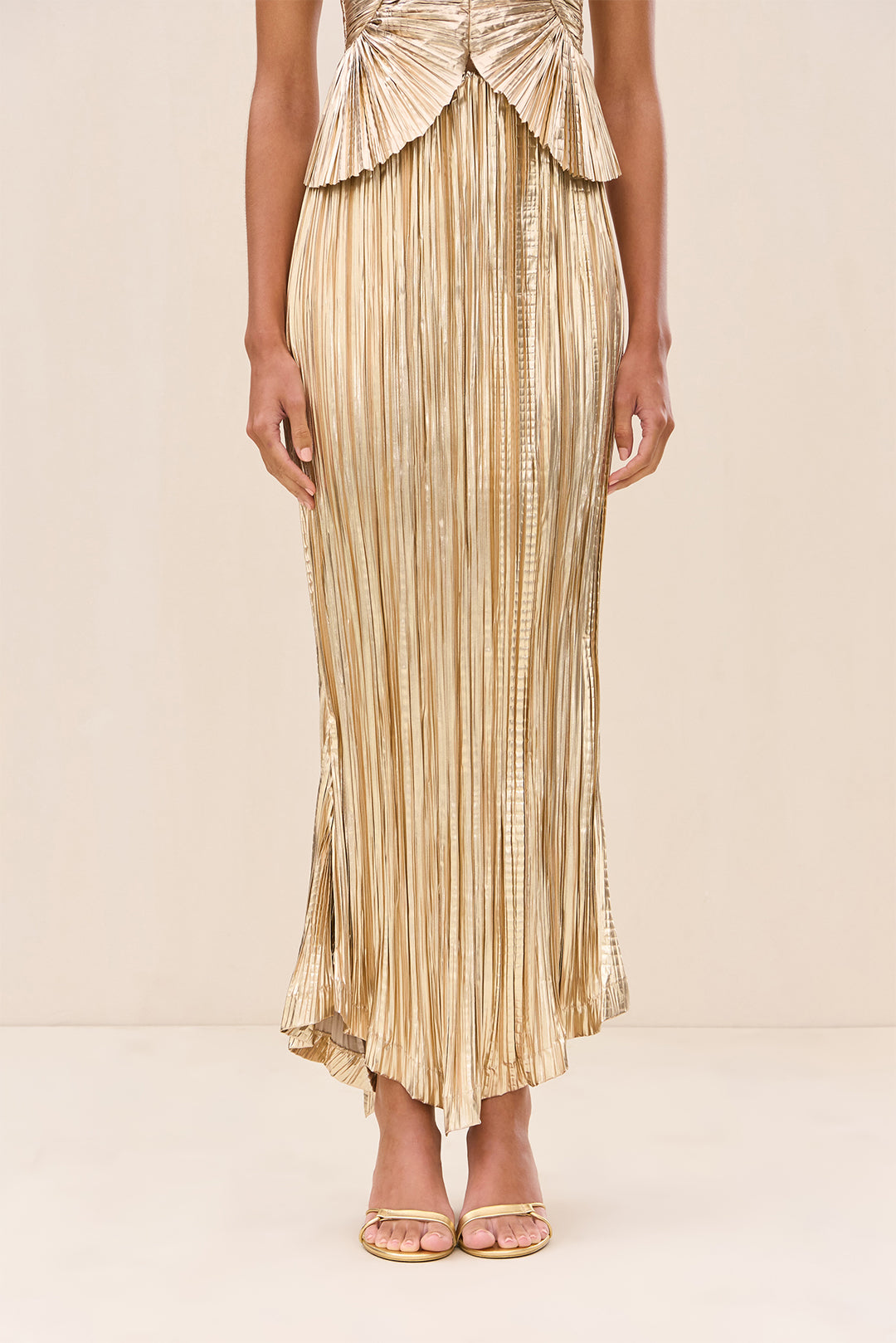 OMID SKIRT - GOLD