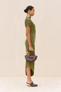 CHRYSTA KNIT DRESS - CEDAR