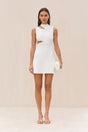 DIMETRIA KNIT DRESS - OFF WHITE