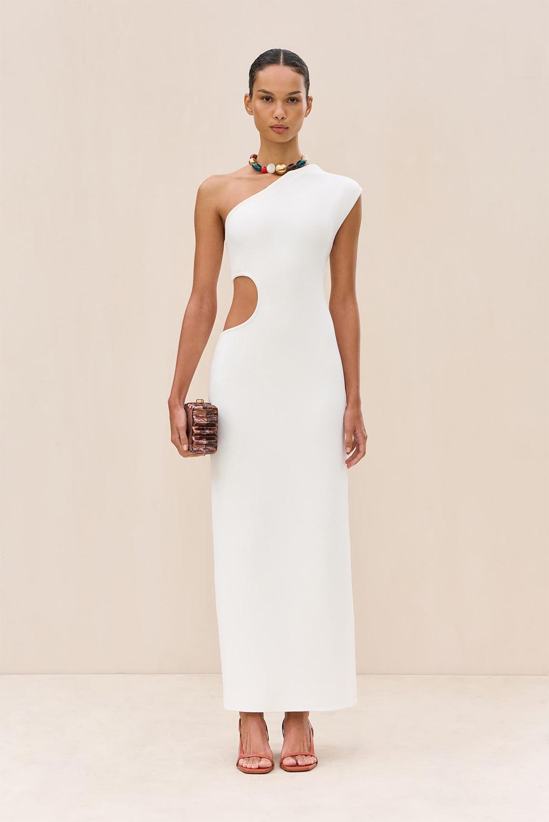 LINNEA KNIT DRESS - OFF WHITE