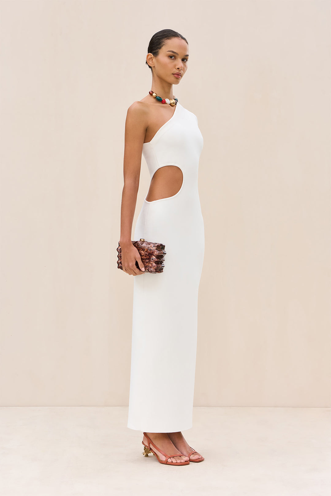 LINNEA KNIT DRESS - OFF WHITE