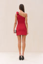 BLENDIE KNIT DRESS - MERLOT