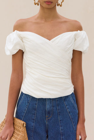 HELENE TOP - OFF WHITE
