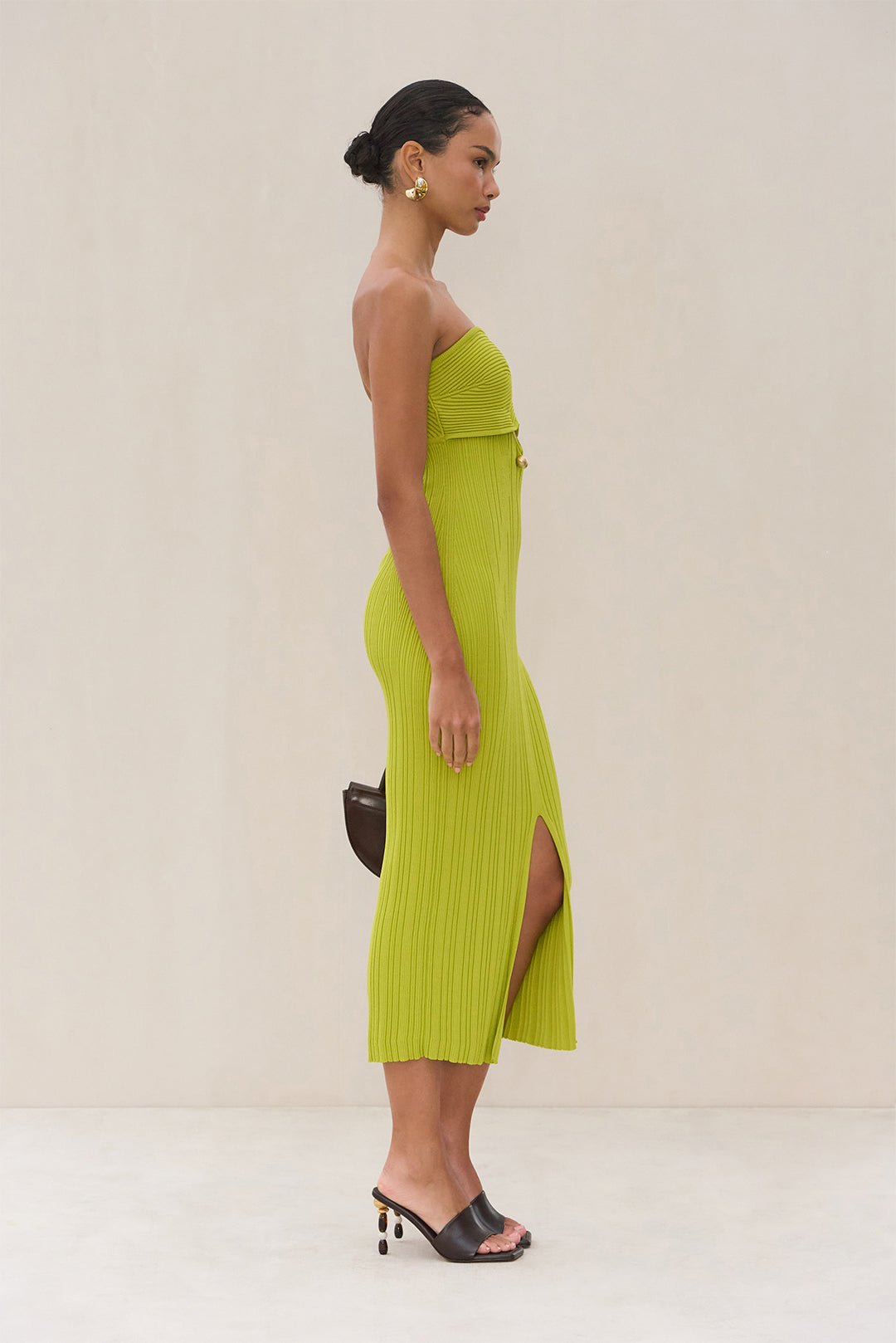 CHRISTY KNIT DRESS - ALGAE