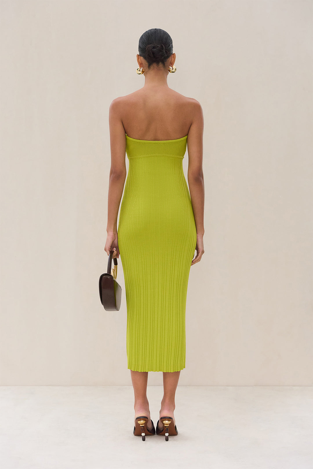 CHRISTY KNIT DRESS - ALGAE