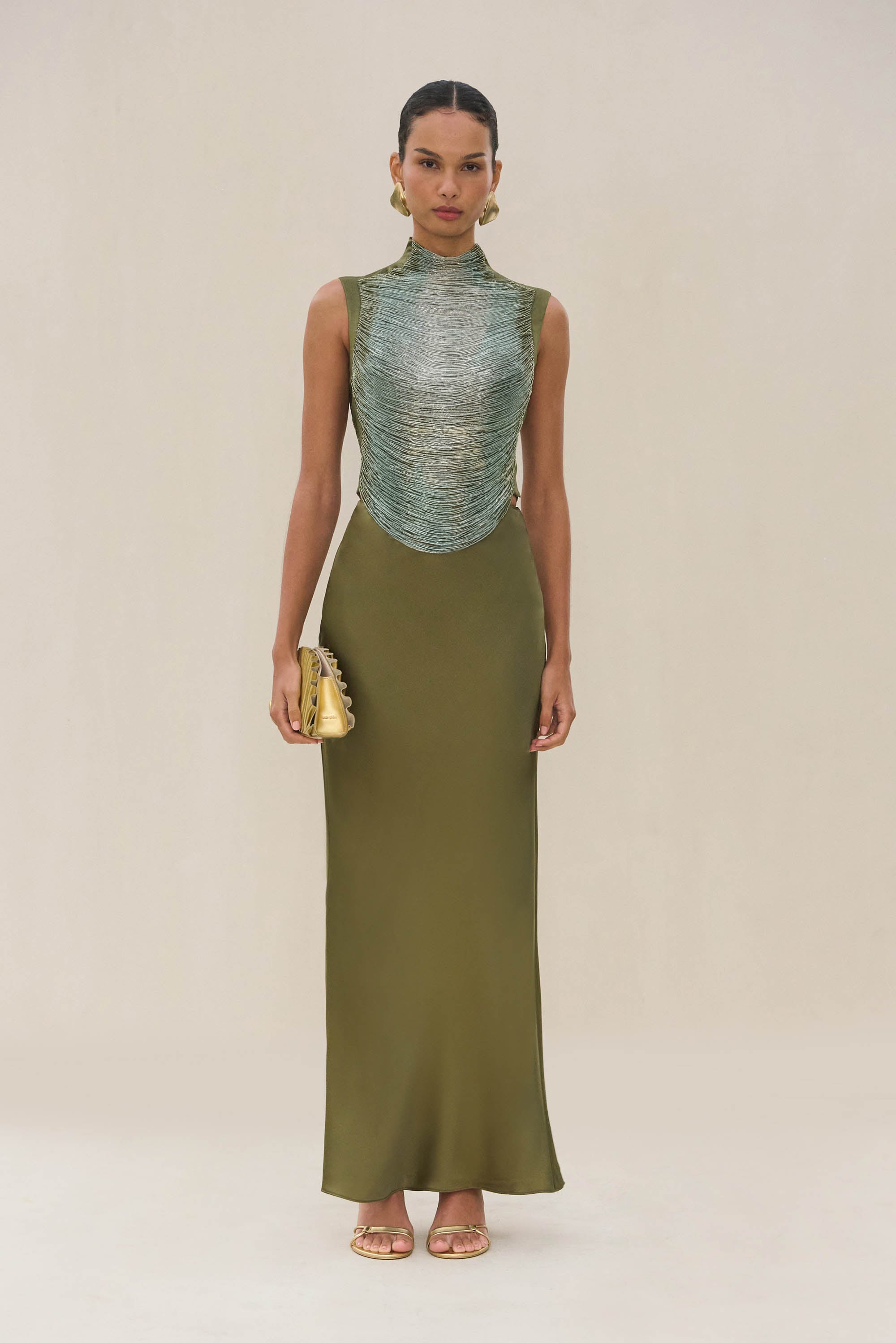 CHANTEL SKIRT - CEDAR