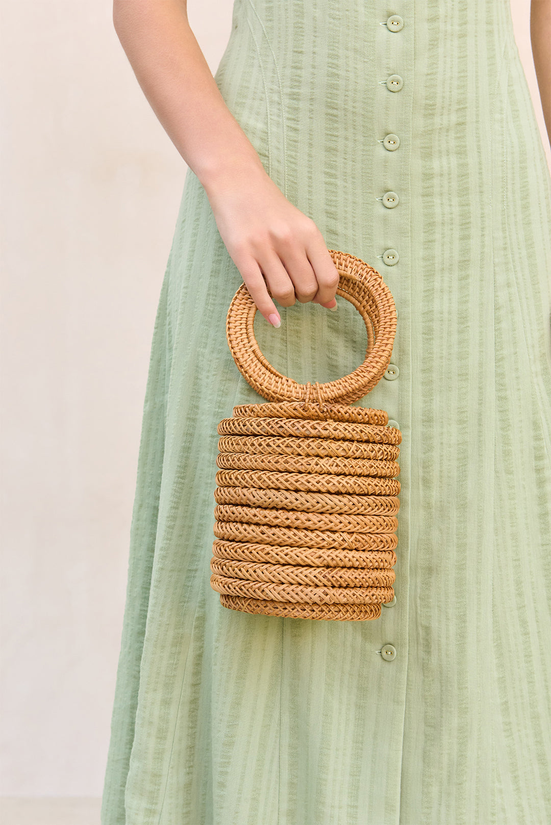 YASMINA TOP HANDLE - TOASTED NATURAL