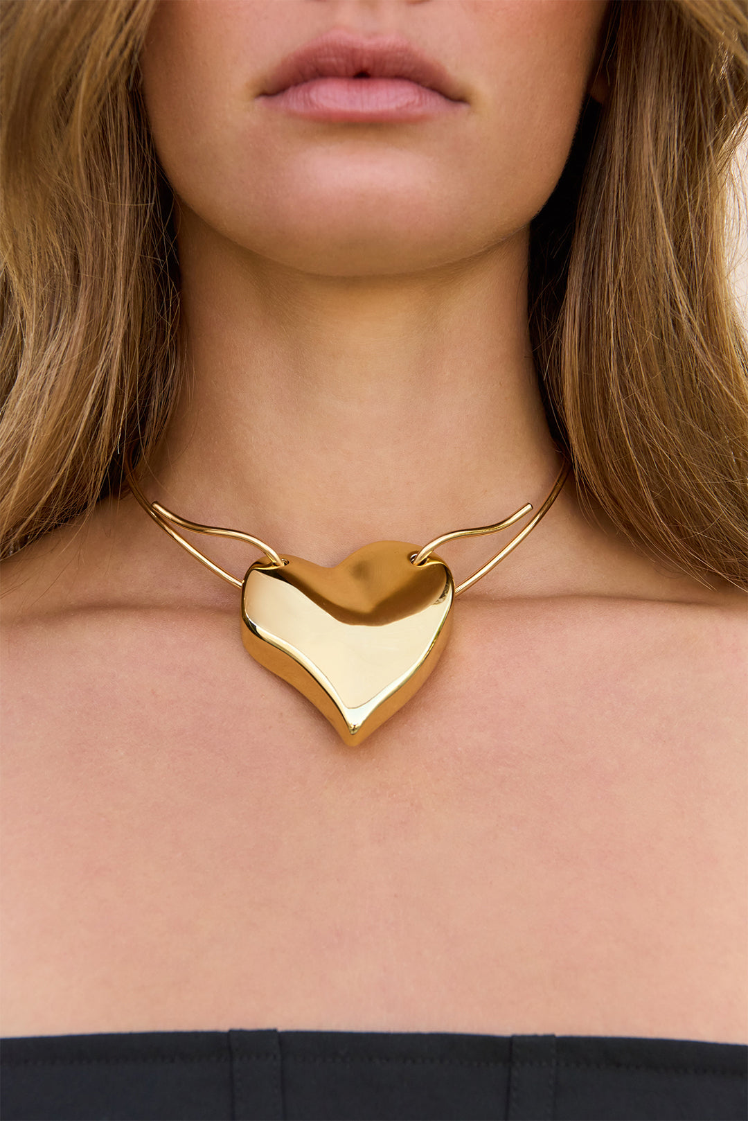 IMOGEN CHOKER - SHINY GOLD