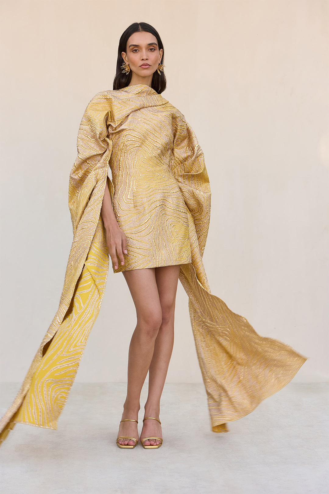 BRANDY DRESS - GOLD MULTI