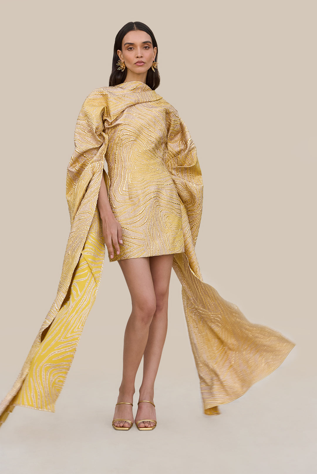 BRANDY DRESS - GOLD MULTI