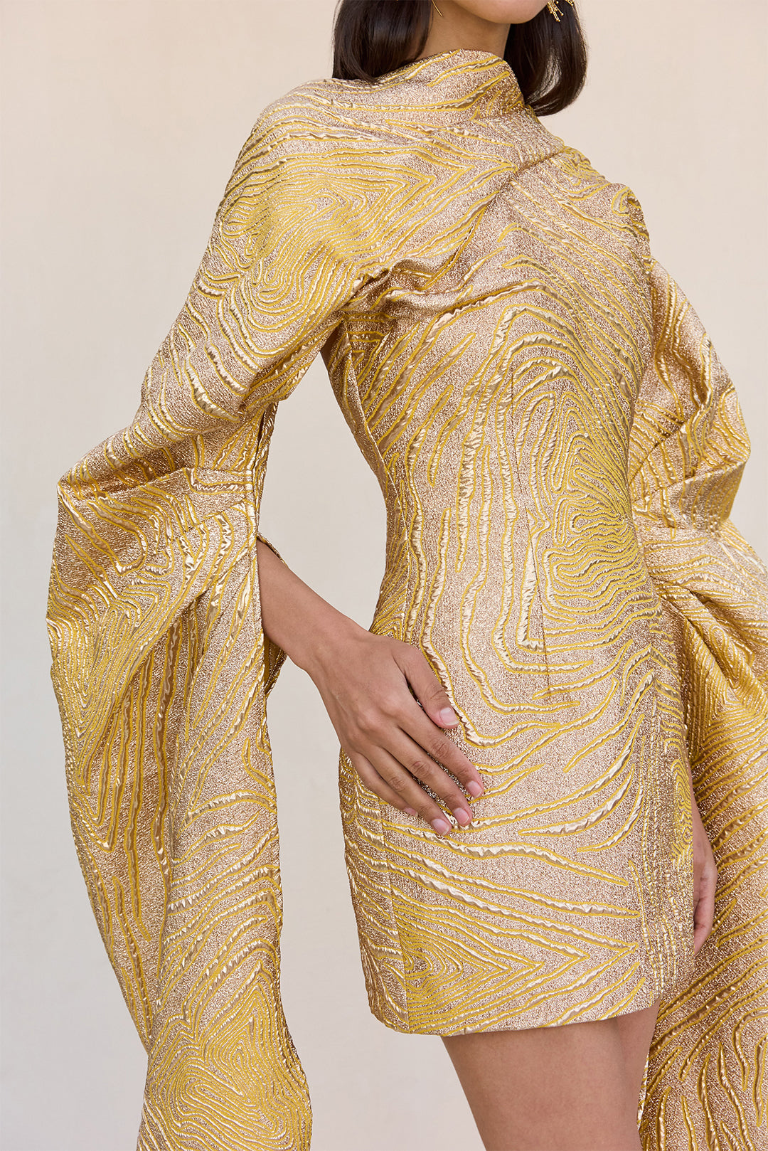 BRANDY DRESS - GOLD MULTI