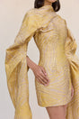 BRANDY DRESS - GOLD MULTI
