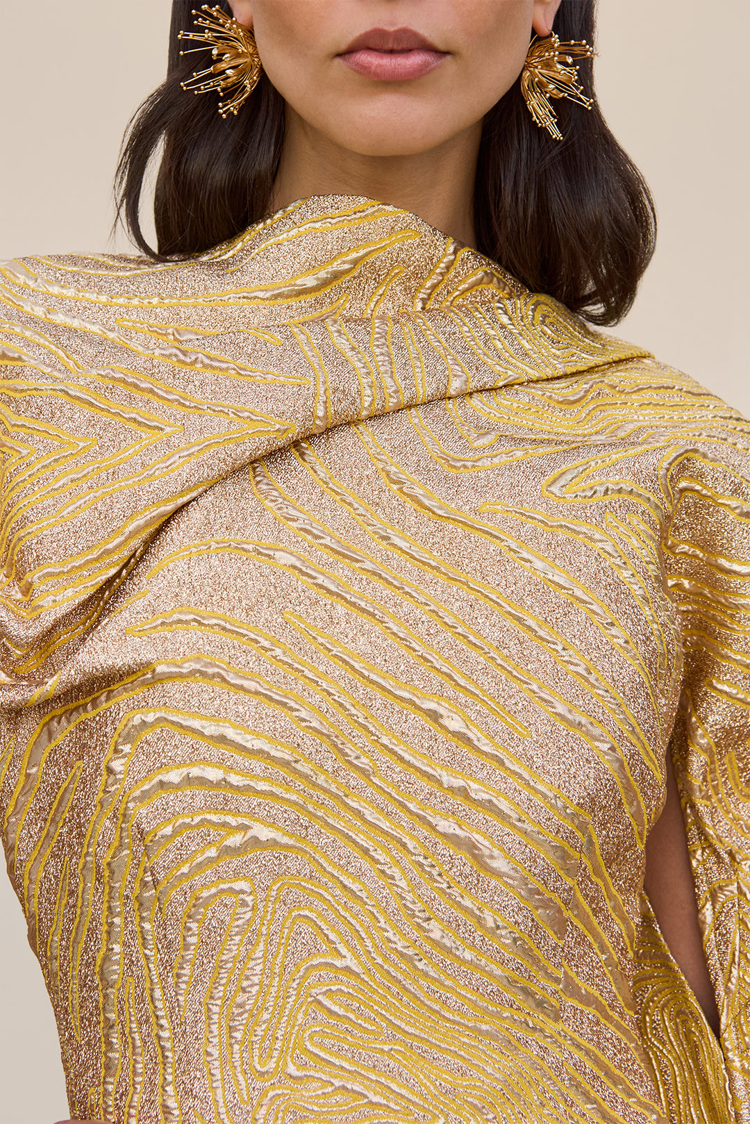 BRANDY DRESS - GOLD MULTI