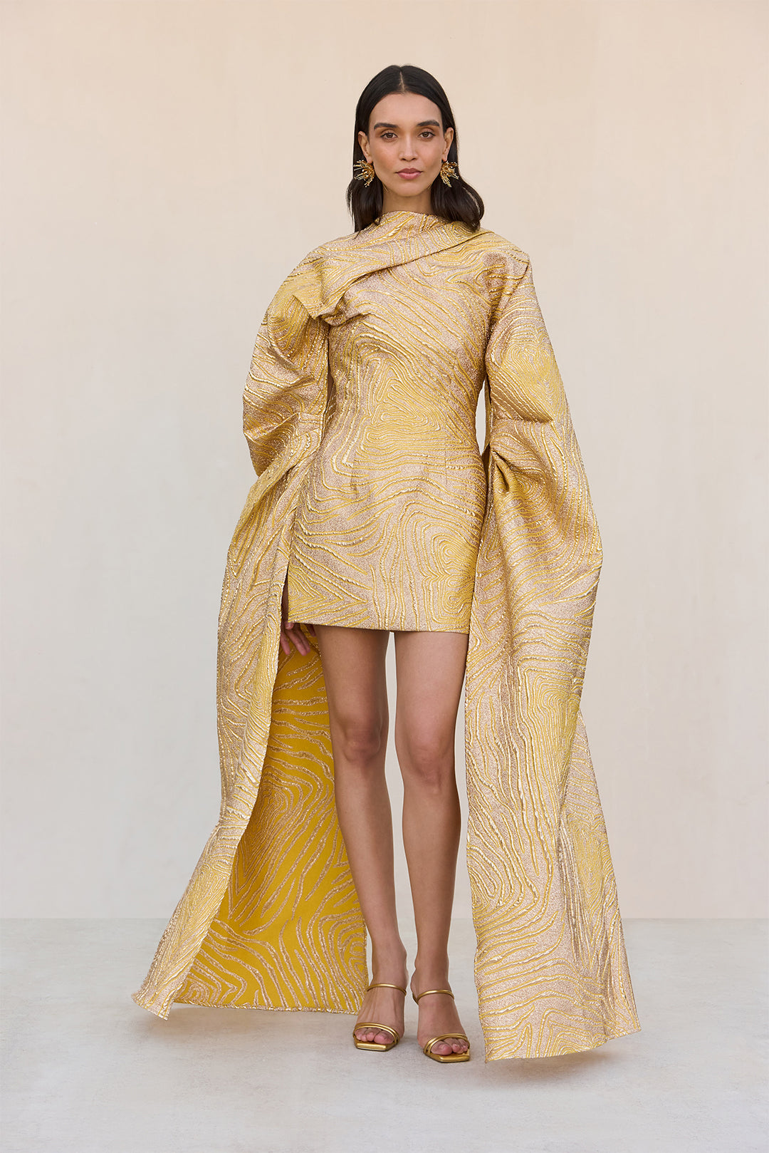 BRANDY DRESS - GOLD MULTI