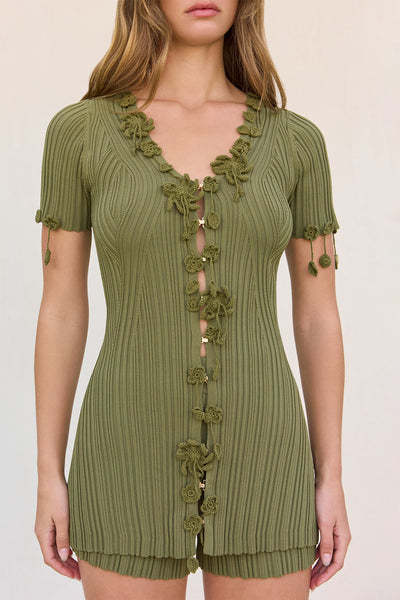 ZAHARA KNIT CARDIGAN - CEDAR – CULT GAIA