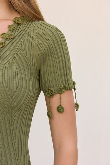 ZAHARA KNIT CARDIGAN - CEDAR | ZAHARA KNIT CARDIGAN - CEDAR | Secondary image