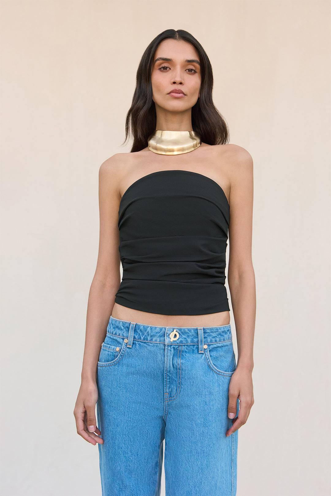 KRISHA TOP - BLACK