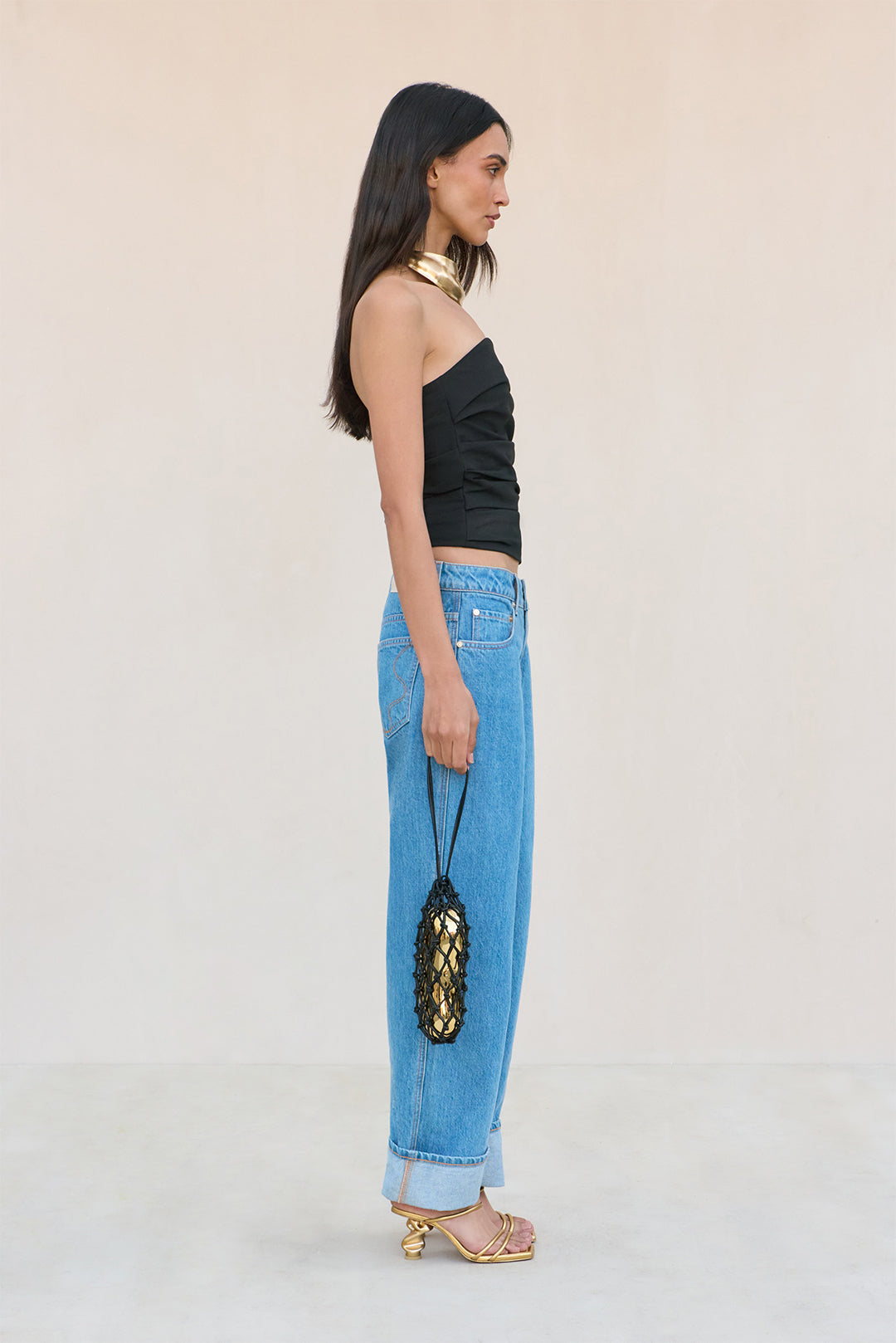 KRISHA TOP - BLACK