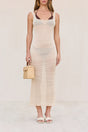 MAI KNIT COVERUP DRESS - BEACH