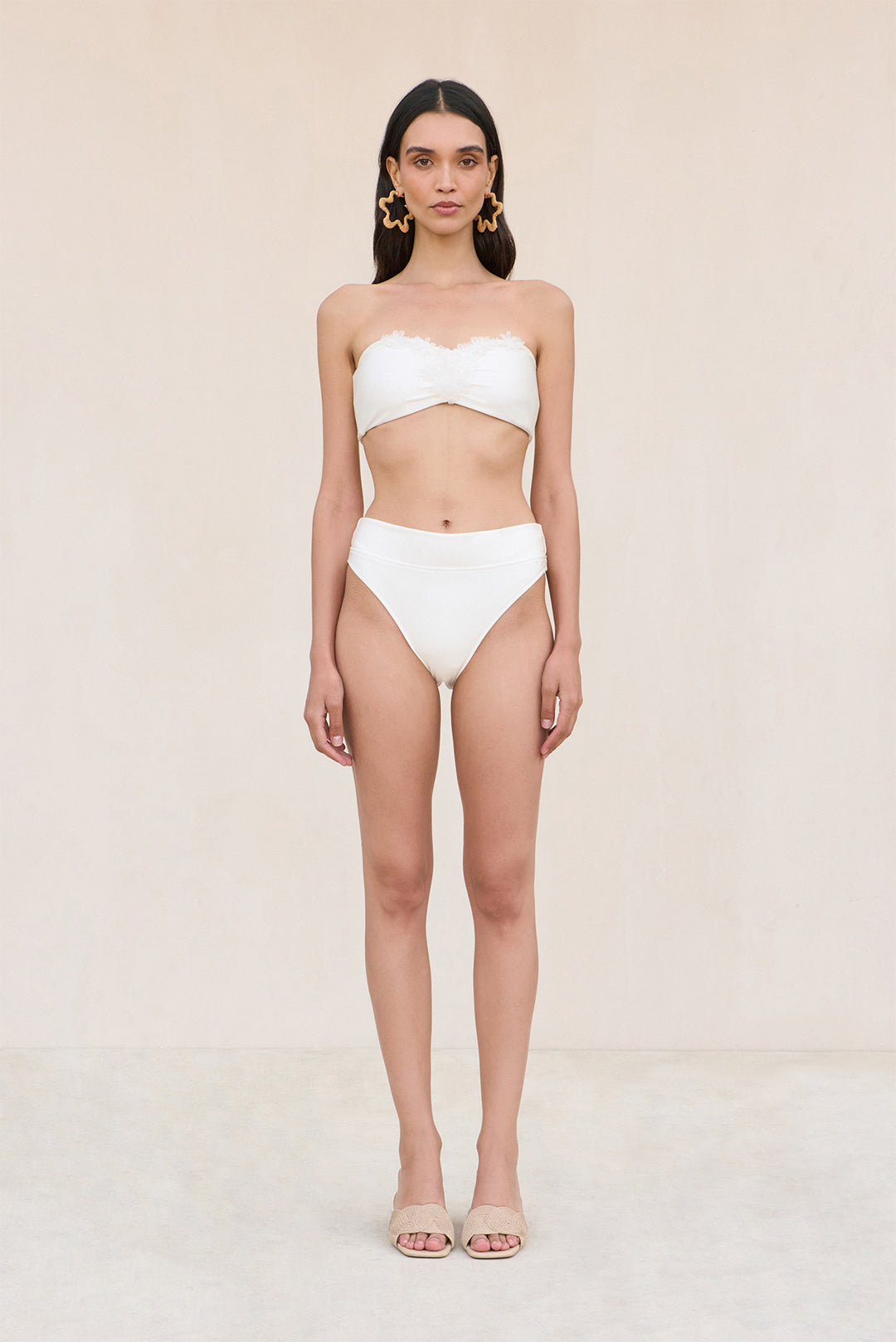 URSULA BIKINI TOP - OFF WHITE