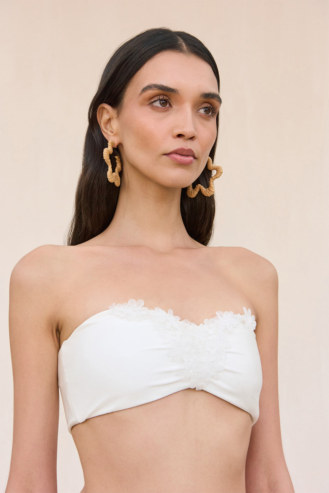 URSULA BIKINI TOP - OFF WHITE