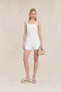 TALYA CROCHET ROMPER - OFF WHITE